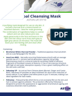 (UK) ASTON LR137-10 - Charcoal Cleansing Mask