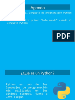 Presentación Unidad 2 - Lenguaje de Programación Python