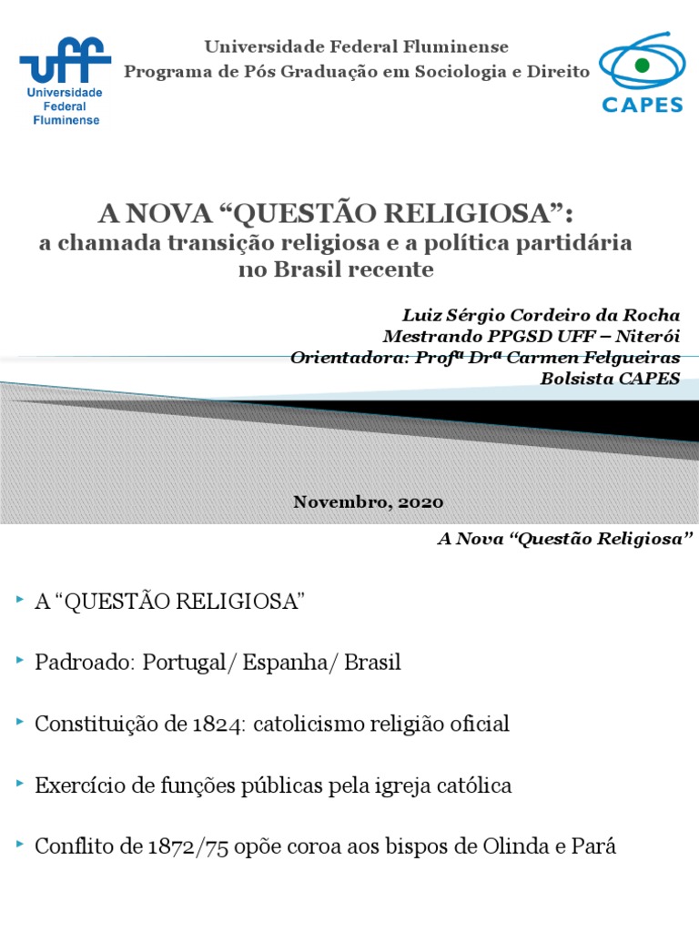 A Nova Questão Religiosa | PDF