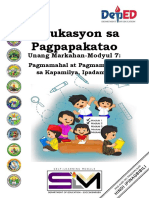 ESP1 - q1 - Mod7of8 - Pagmamahal at Pagmamalasakit Sa Kapamilya Ipadama Ko - V2