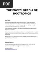 The Encyclopedia of Nootropics: Disclaimer