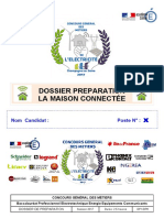 Dossier Preparation La Maison Connectée: Nom Candidat: Poste N°