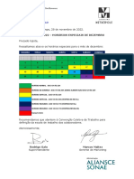 Circular Nº 134/2022 - HORÁRIOS ESPECIAIS DE DEZEMBRO