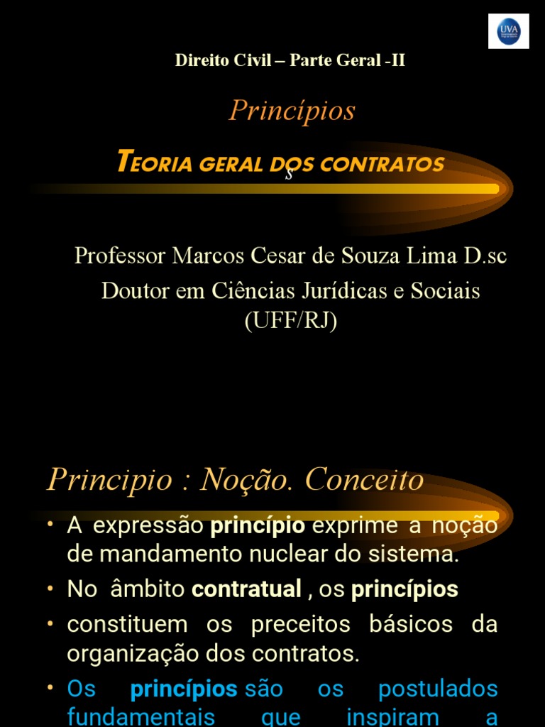Princípios Fundamentais dos Contratos | PDF | Justiça | Crime e Violência