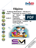 Filipino: Ikatlong Markahan - Modyul 4