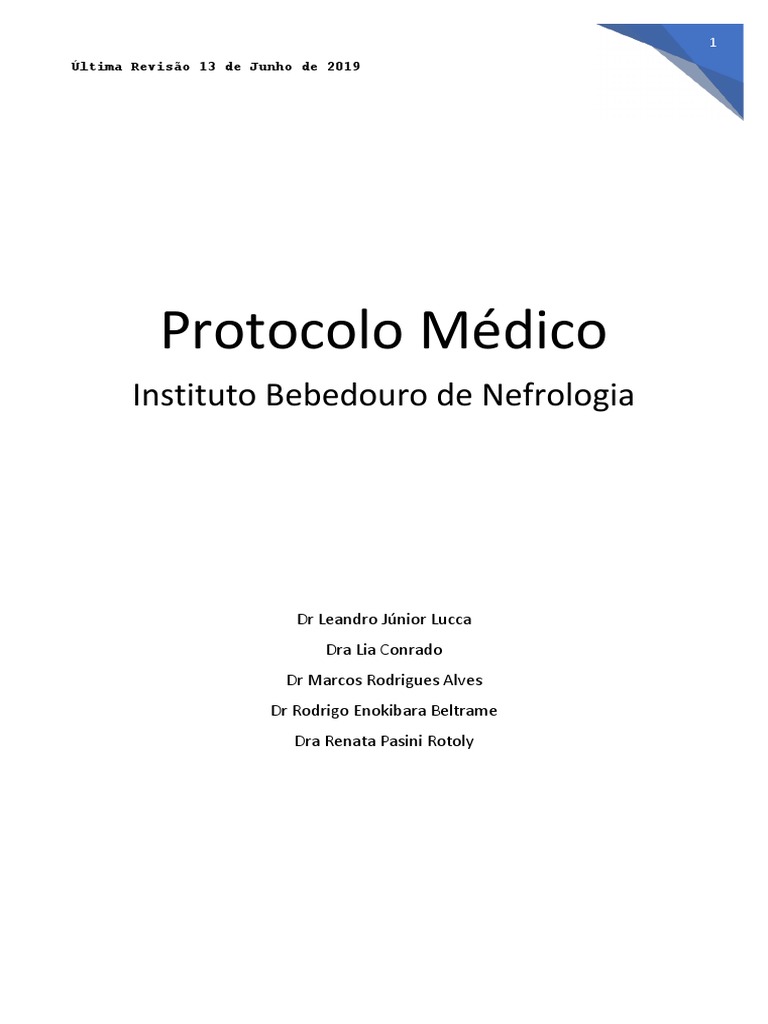 Protocolo Médico | PDF