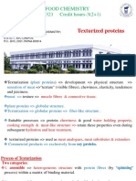 Food Chemistry DTC-321 Credit Hours-3 (2+1) : Texturized Proteins