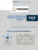 Objetivos Y Principales Obligaciones Ambientales Derivadas Del Estudio Ambiental