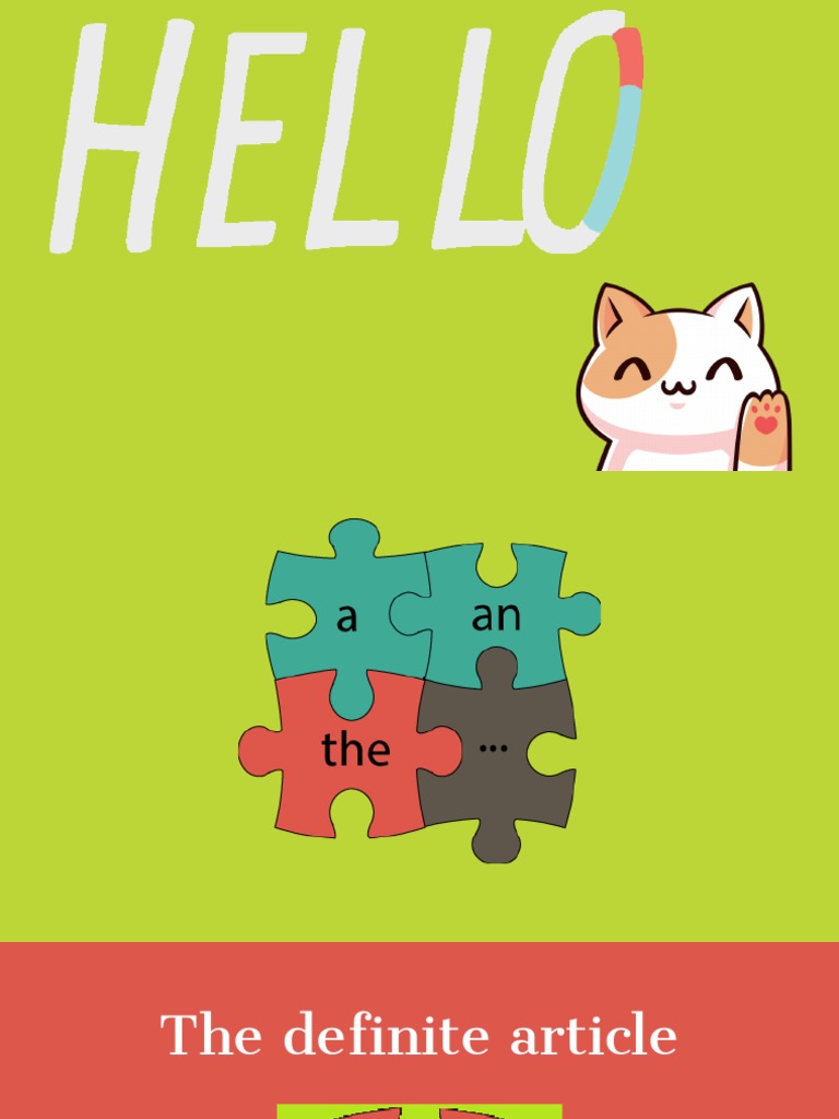 REVISTAS DEFINITE ARTICLE intelligence overview