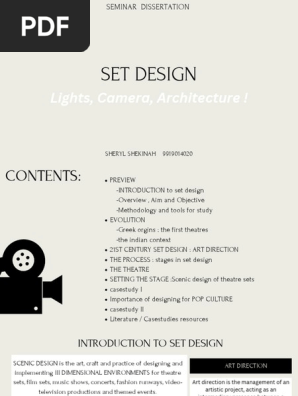 SCENIC DESIGN 