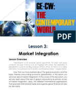 Lesson 3 Module Market Integration
