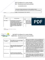 BSBPEF402 - Develop Personal Work Priorities - Sample Self Assessment Activity V2.0.v2.0