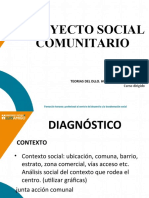 Proyecto Social Comunitario: Teorias Del Dllo. Humano Y Gestion Social