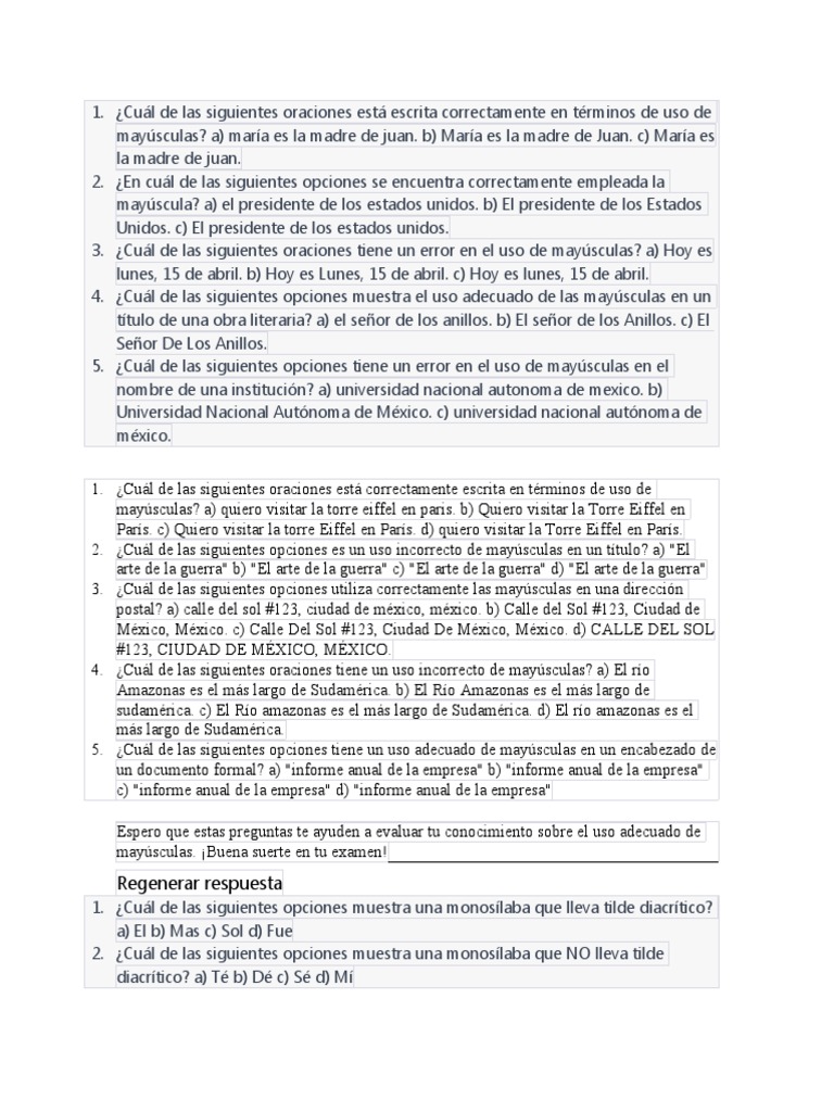 Image Result For Las Siguientes Oraciones Estn Escritas Correctamente Excepto Ni Lo