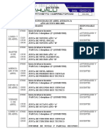 Cronograma Abril - Semana - 3