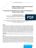 3 La Adquisición de Habilidades Matemáticas en Relación Con El Desarrollo