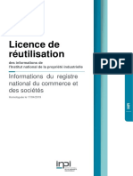 Licence Données RNCS-Homologuée Par Etalab