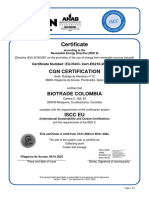 Certificacion ISCC 2023 Biotrade