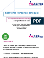 Caso Clinico Exantema Purpurico-Petequial