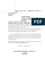 Apersonamiento y Solicitud de Fotocopias de JHONATAN REVOLLO