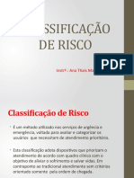 Classificação de Risco