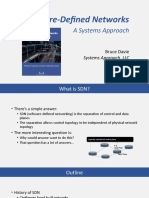 Software-Defined Networking: A Systems Approach to Centralized Control and Programmable Forwarding