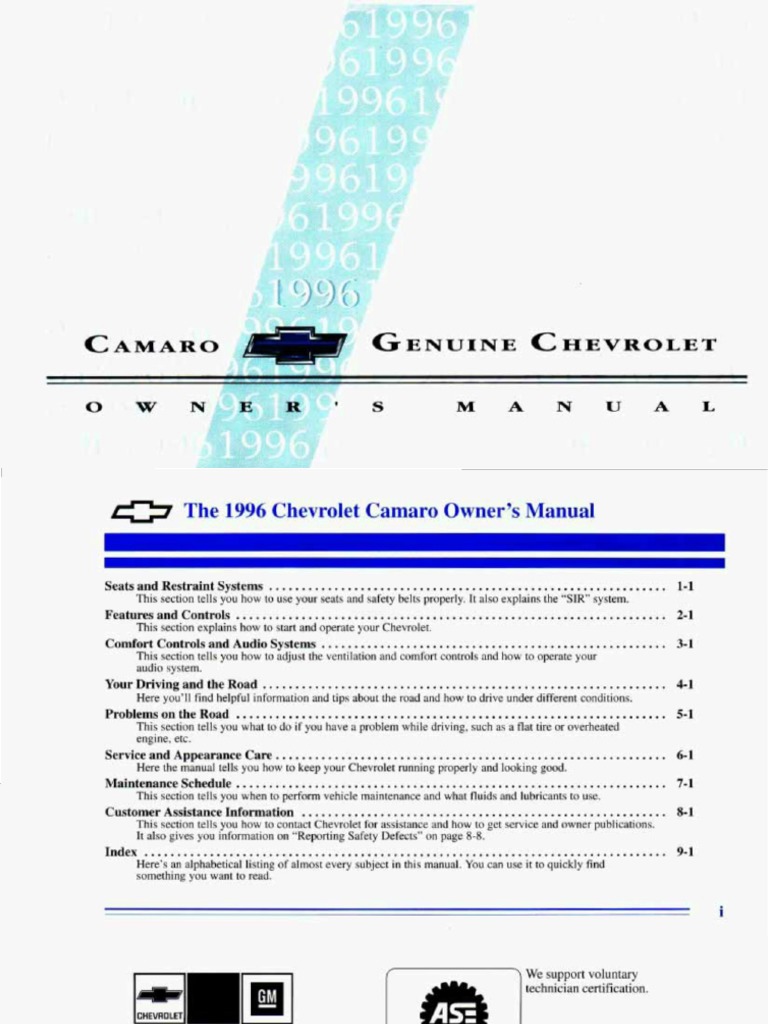 1994 CAMARO REPAIR MANUAL PDF FREE DOWNLOAD visual data 4