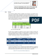 MEMORIA CALCULO SISTEMA DE AGUA POTABLE