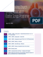 Christ The King Church Choirs' Association Easter Songs Programe