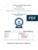 Bus Tracking and Information System: Submitted in Fifth Semester of Bachelor of Technology (B.Tech)
