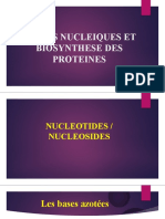Acides Nucleiques Et Biosynthese Des Proteines
