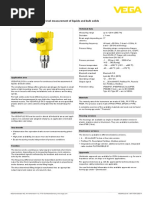 EN Data Sheet VEGAPULS 6X Overview