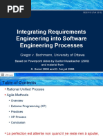 Integrating Requirements Engineering Into Software Engineering Processes