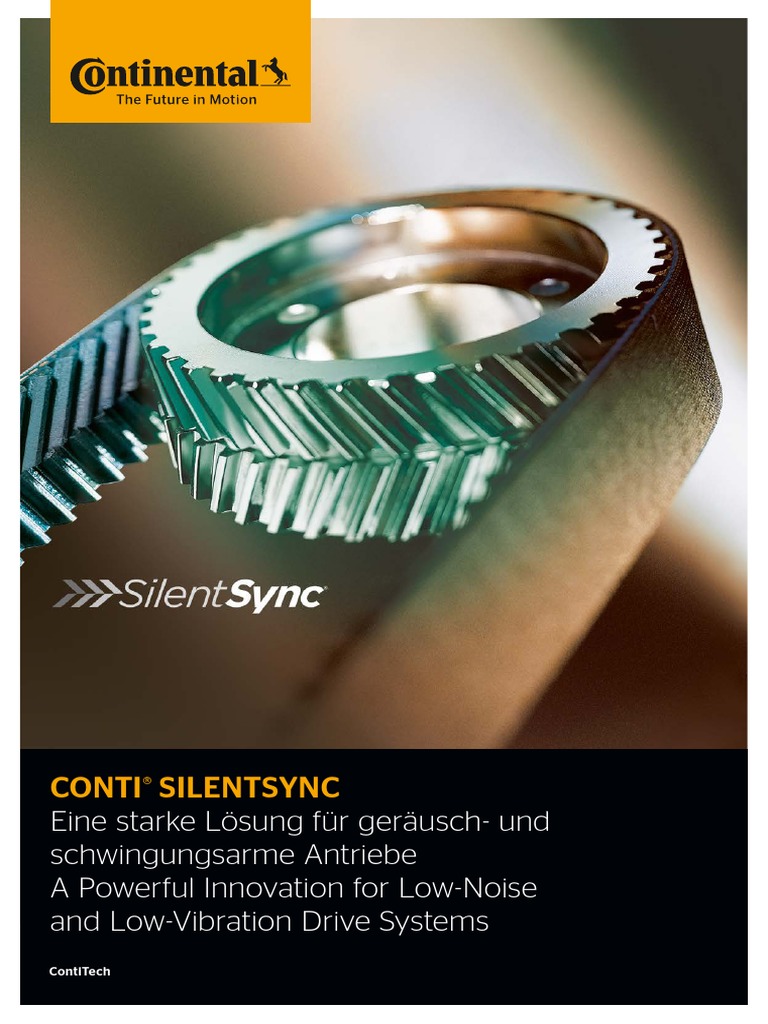 CONTITECH SILENTSYNC Timing Belts PDF