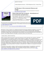 Bargańska Et Al. 2015. Honey Bees and Their Products - Bioindicators of Environmental Contamination