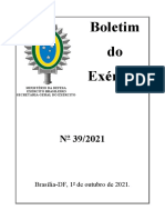 Boletim Do Exército: Brasília-DF, 1º de Outubro de 2021