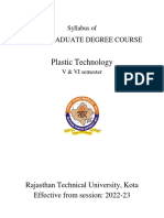 Syllabus Plastic Technology V & VI Semester-22-23