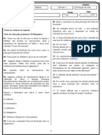 7 - Ano - Lista 2 de Ci - Ncias 1 Professora Sabrina I Bimestre 2023.