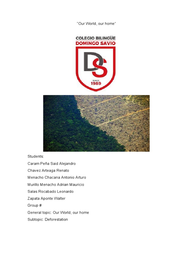 Deforestation Pdf Deforestation Forests