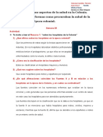 Comprendemos Aspectos de La Salud en La Colonia. Explicamos Las Formas Como Procuraban La Salud de La Población en La Época Colonial