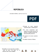 República Romana: expansão territorial e luta de classes