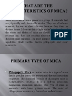 Characteristics of Mica