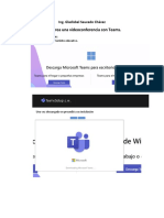 A 3.1 Crea Una Videoconferencia Con Teams.: Ing. Gladisbel Saucedo Chávez