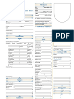 King Arthur Pendragon 5 2 Regionless Character Sheet