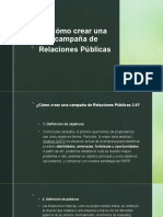 Cómo crear una campaña de relaciones públicas