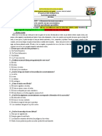 evaluacion del texto narrativo grado quinto