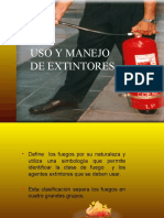 Uso y Manejo de Extintores