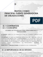 5° Unidad Los Contratos Como Principal Fuente Generadora de Obligaciones