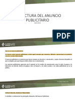 Estructura Del Anuncio Publicitario: Lic. Diego Trujillo, MSC