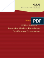 NISM-Series-XII: Securities Markets Foundation Certification Examination
